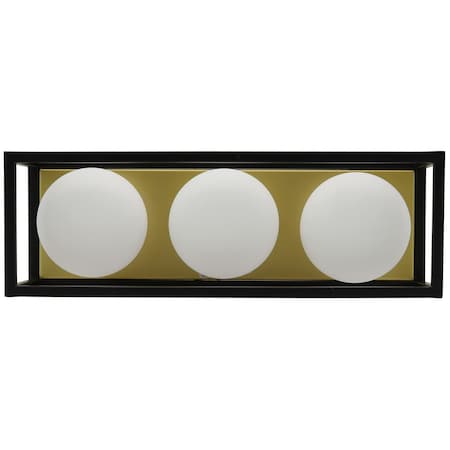 Sunlite Aged Brass Vanity Light Fixture G9 Base Sockets 120V Brass ETL Listed Residential & Commercial Use 46056-SU